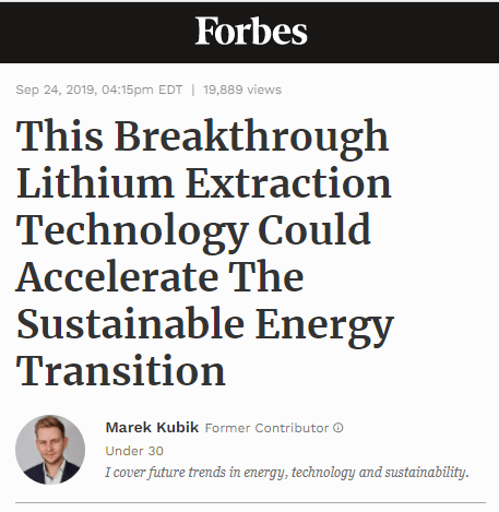 EnergyX on Forbes